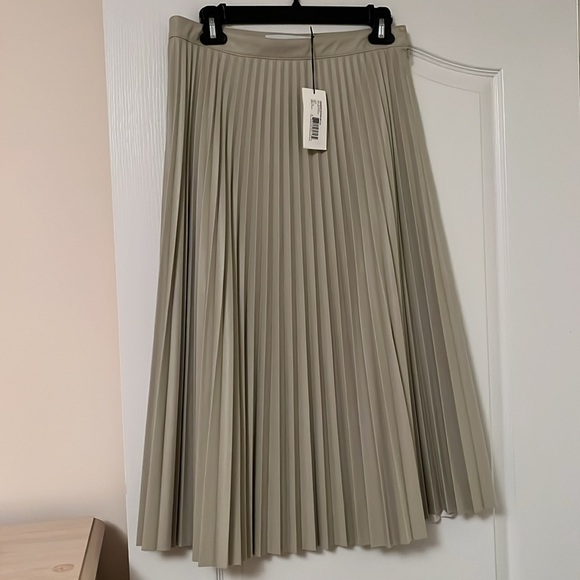 Proenza Schouler Faux leather pleated skirt - Picture 4 of 6